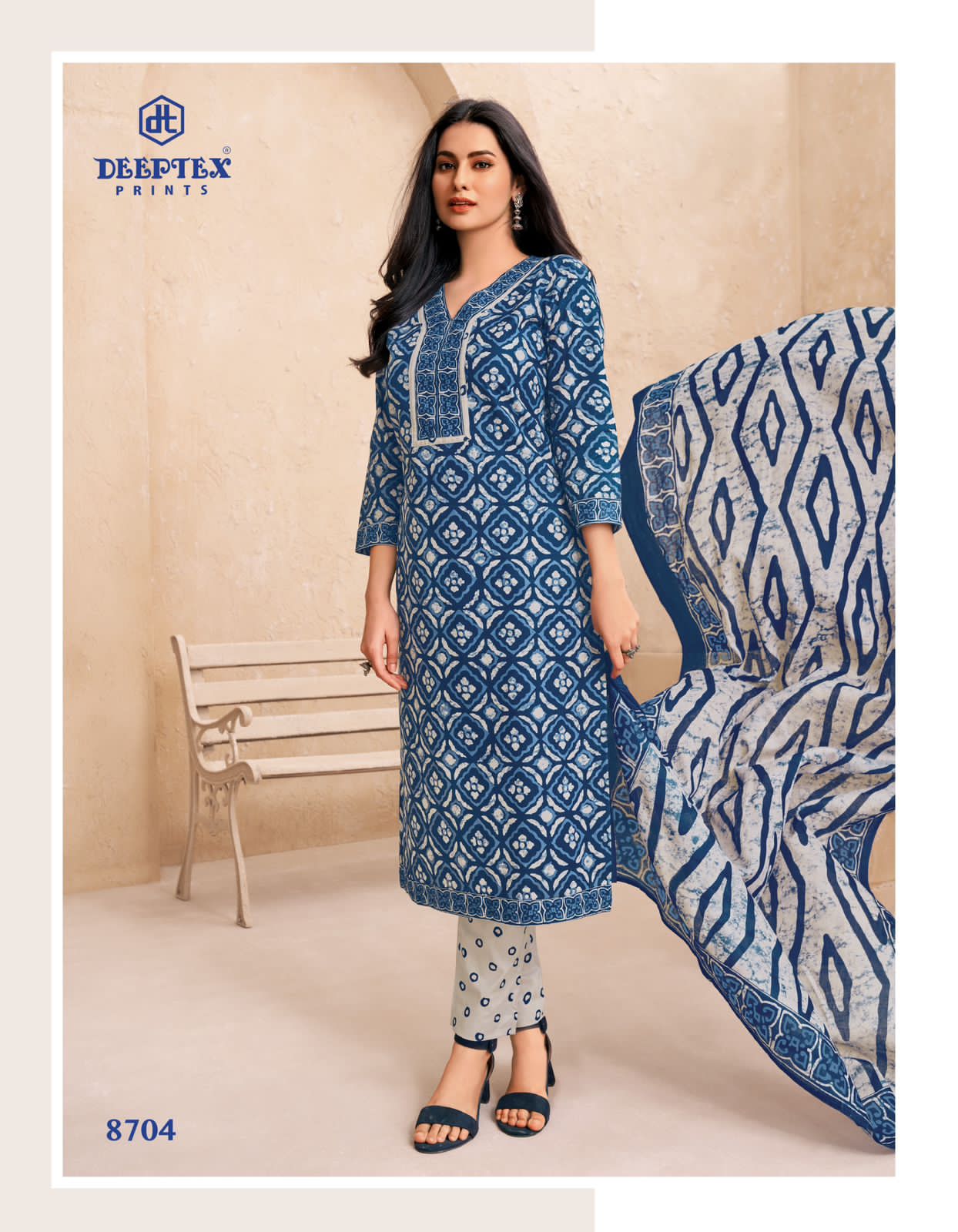 Miss India Vol 87 By Deeptex Cotton Printed Dress Material Wholesale Price In Surat
